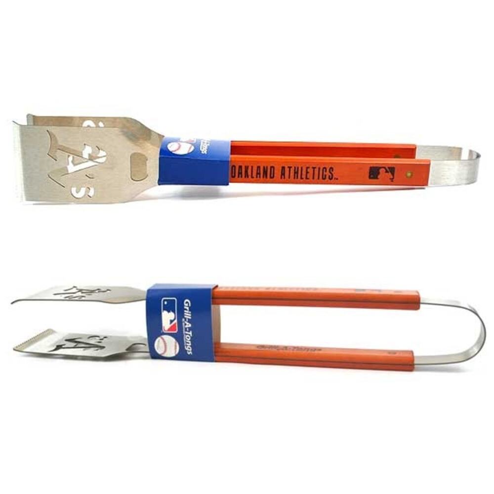 MLB Oakland A's Grill-A-Tongs BBQ Tool Laser Design New
